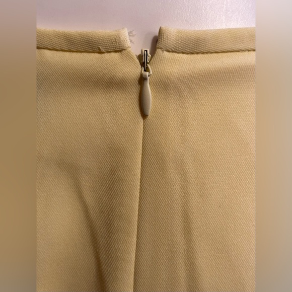 Anne Kline Skirt, Soft yellow with ruffle along the bottom SZ 10 In Great Cond - Picture 7 of 10